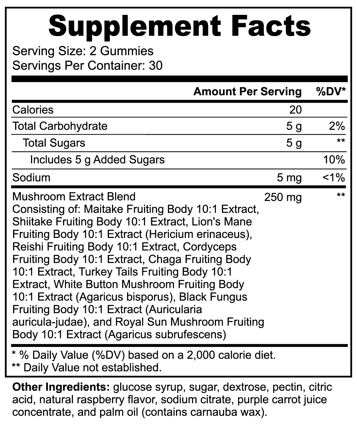 Mushroom Extract Complex - Organic Mushroom Extract