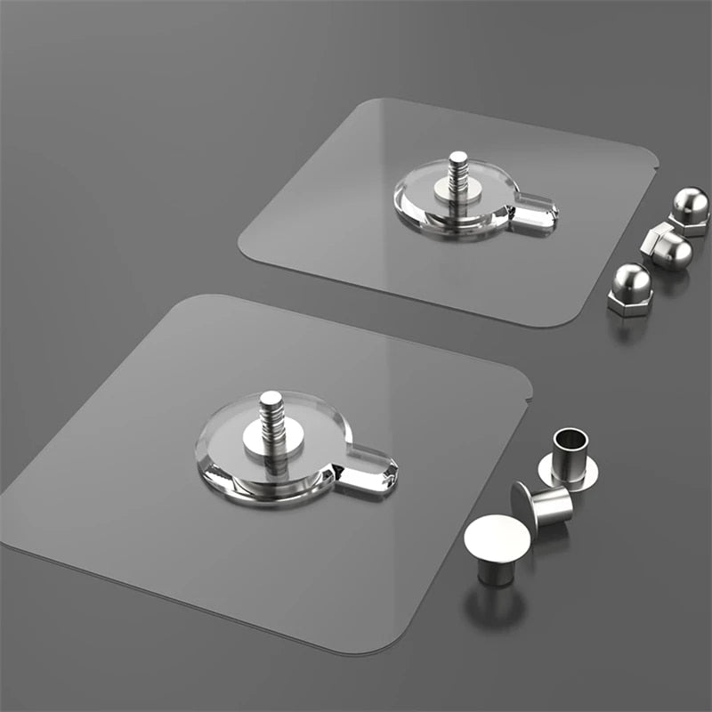 6Pcs PVC Strong Adhesive Nails Wall Poster Seamless Wall Hook