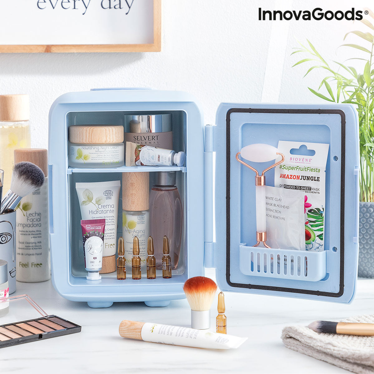 Mini Cosmetics Fridge Frecos InnovaGoods