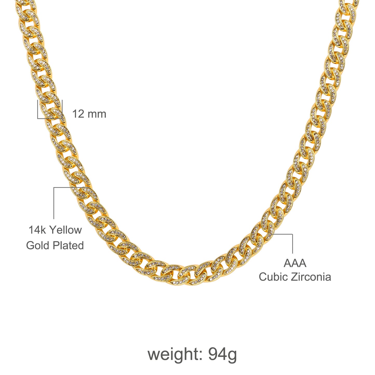 CREW BM 13 MM Cuban Chain | 970712