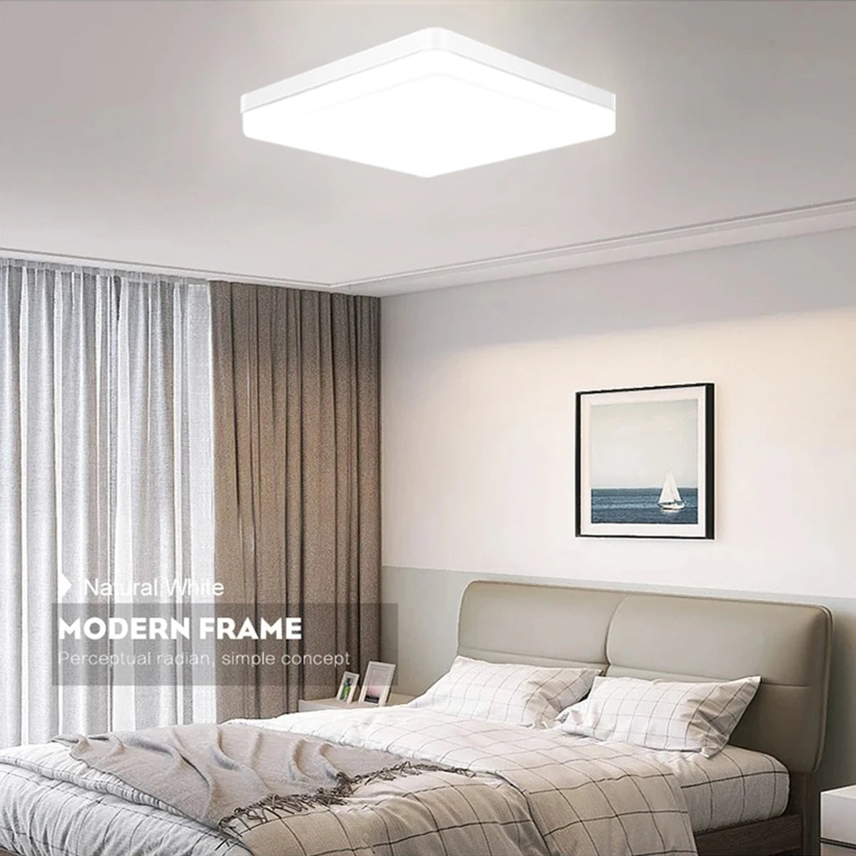 IRALAN Square LED Ceiling Light Bedroom Corridor Toilet Lighting
