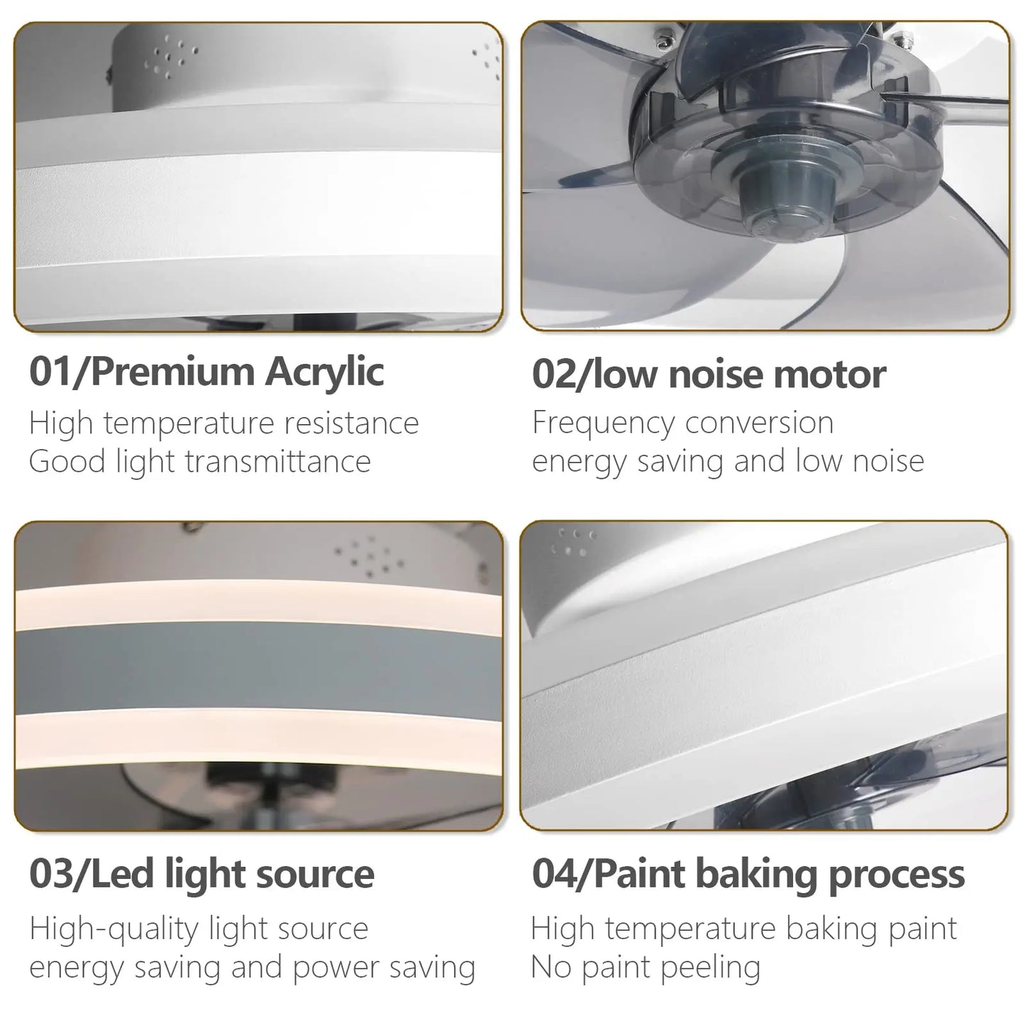 Ceiling Fan With Light And Remote Control Fanstira LED Lamp Small