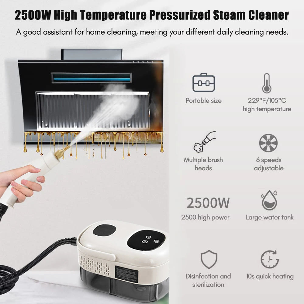 2500W High Pressure High Temperature Household Intelligent Steam