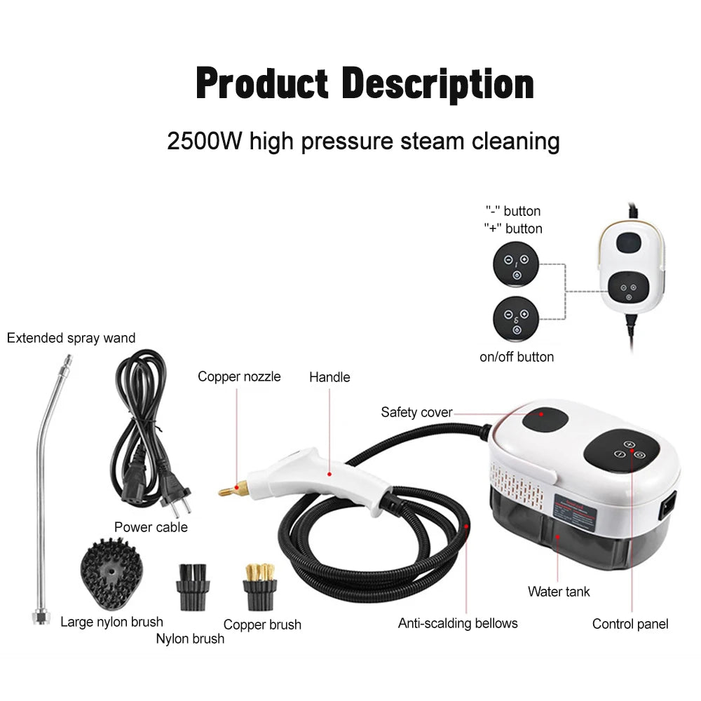 2500W High Pressure High Temperature Household Intelligent Steam
