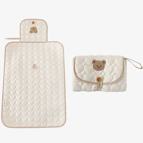 Infant foldable diaper changer, waterproof pad, newborn supplies,