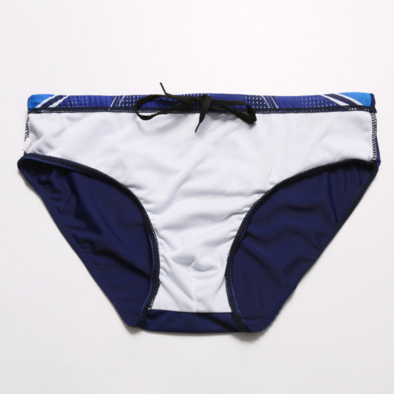 Breathable Swimsuit Men 2021 Print Bathing Beach Wear Surf Low Waist