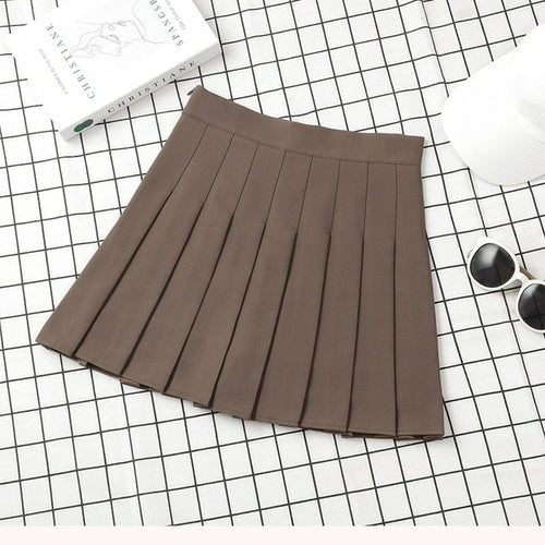 Brown Skirt Ladies 2022 Summer Clothes Women's High Waist Harajuku