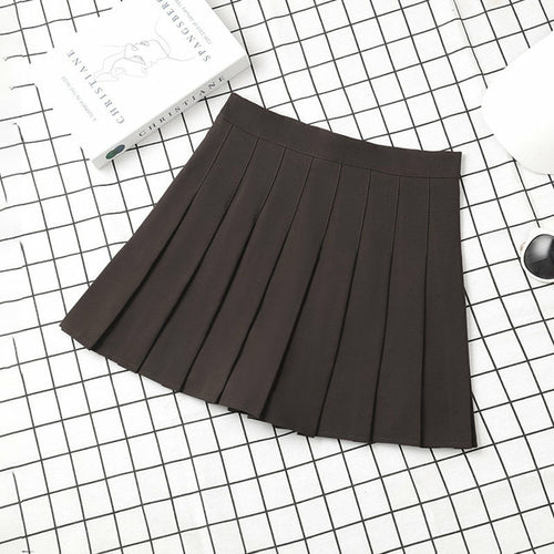 Brown Skirt Ladies 2022 Summer Clothes Women's High Waist Harajuku