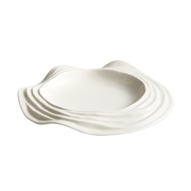 Creative Folding Plate Restaurant Gourmet Decoration Serving Tray