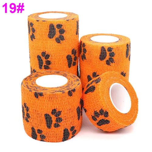COYOCO Printed Self Elastic Adhesive Athletic Tape Wraps 2.5cm Sports