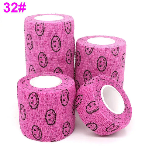 COYOCO Printed Self Elastic Adhesive Athletic Tape Wraps 2.5cm Sports