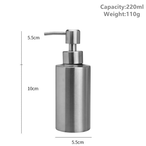 Liquid soap dispenser bottle gel bottle 304 stainless steel Lotion