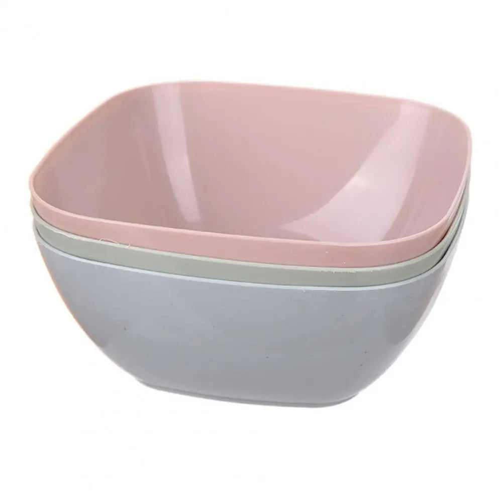 Plastic Square Bowl Unbreakable Multifunctional Plastic Eco-friendly