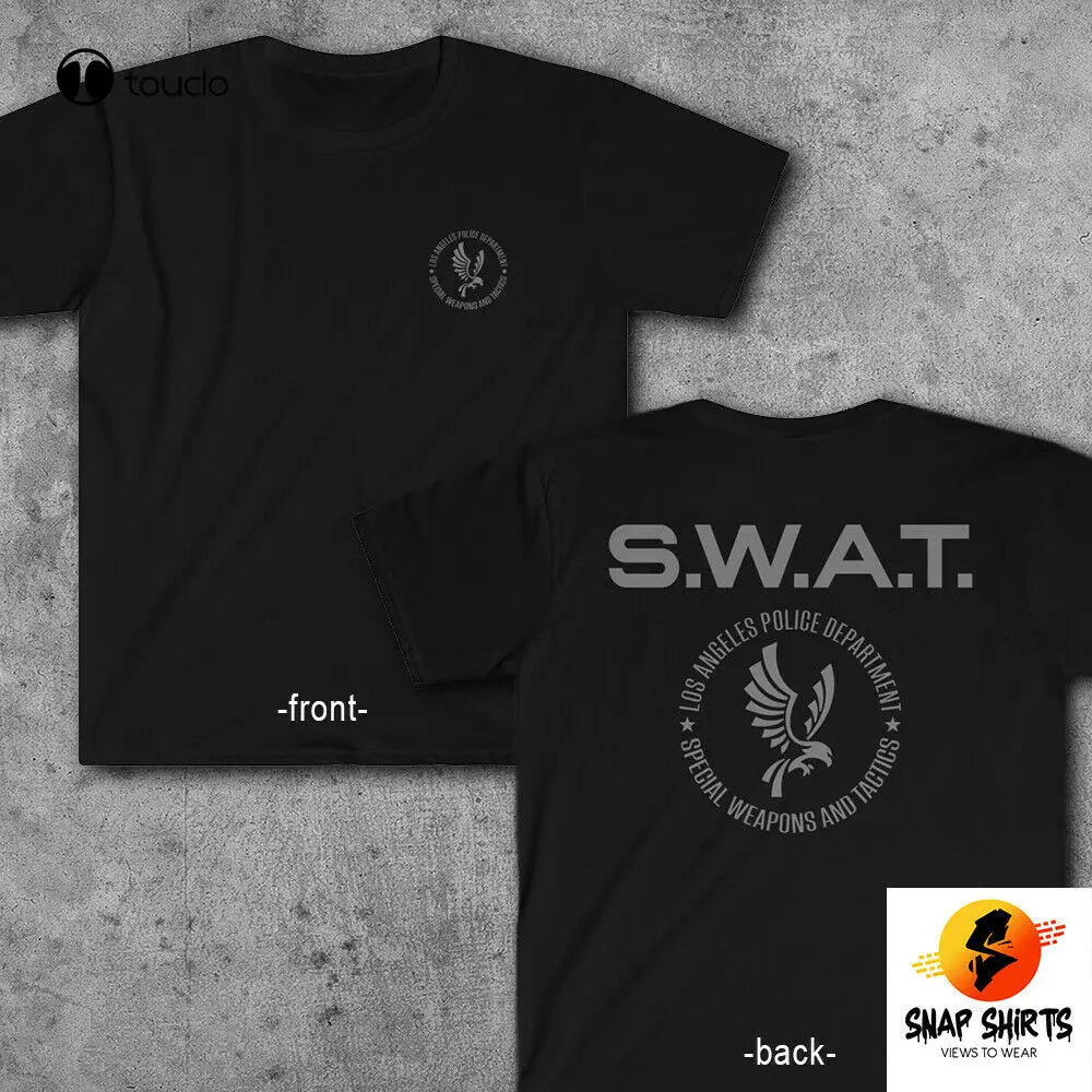 New Lapd Swat Tv Series S.W.A.T. Inspired T Shirt Los Angeles Dep Tee