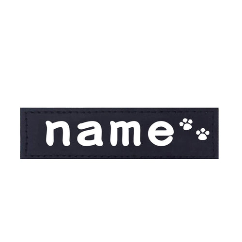 2 PCS PU Personalized Dog ID TagS Dog K9 Harness Collar Label Sticker