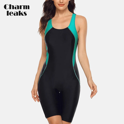 Charmleaks Women‘s One Piece Pro Sports Swimwear Athlete Sports