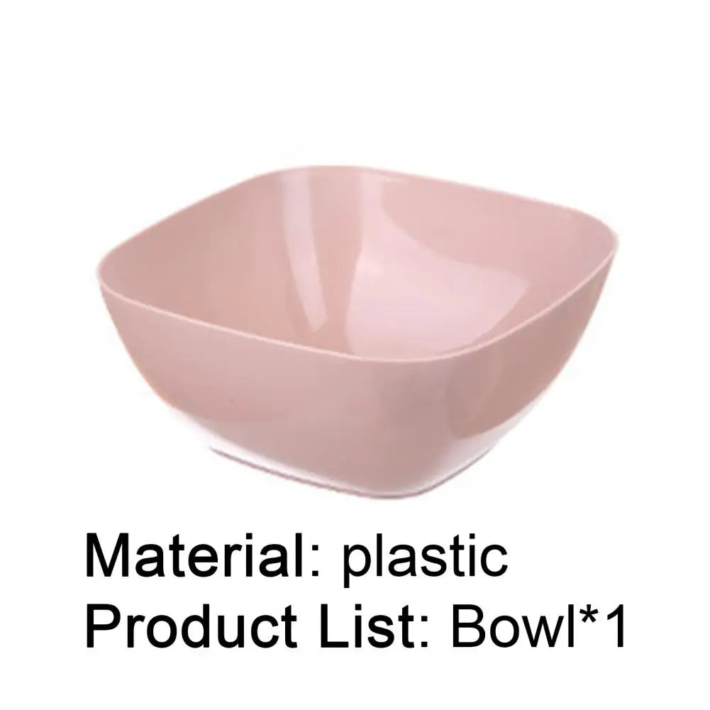 Plastic Square Bowl Unbreakable Multifunctional Plastic Eco-friendly