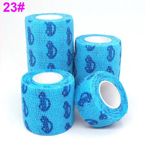 COYOCO Printed Self Elastic Adhesive Athletic Tape Wraps 2.5cm Sports