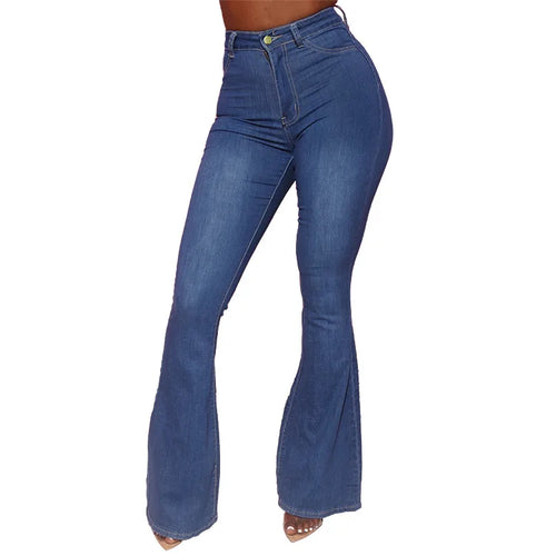 2025 New High Waist Flare Jeans For Women Casual Skinny Lifting Hips