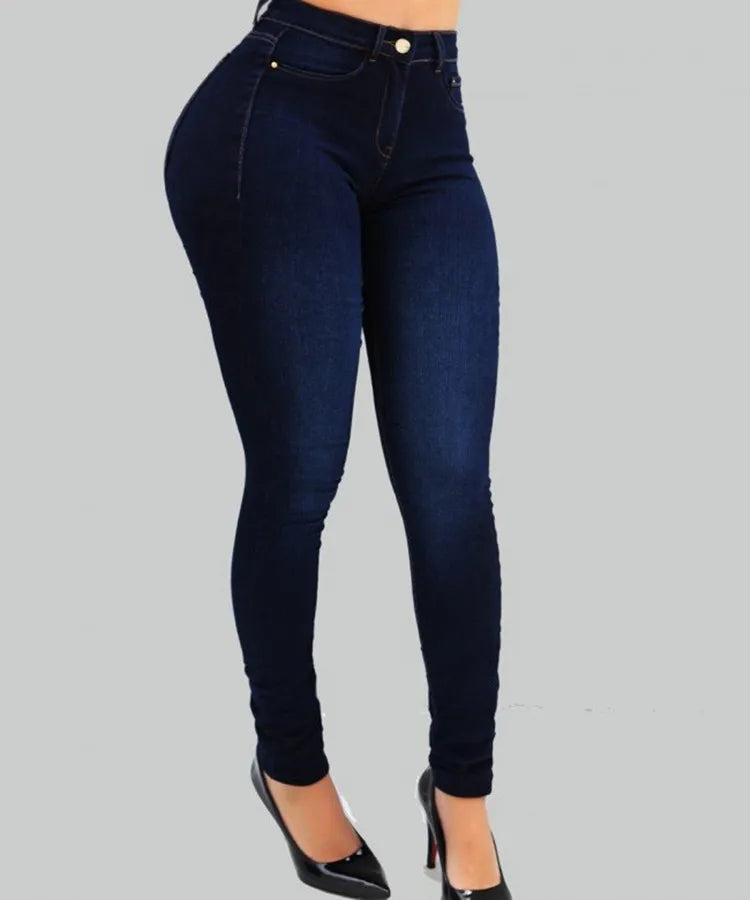 2024 Spring New High Waist Shaping Jeans For Women Fashion Slim High