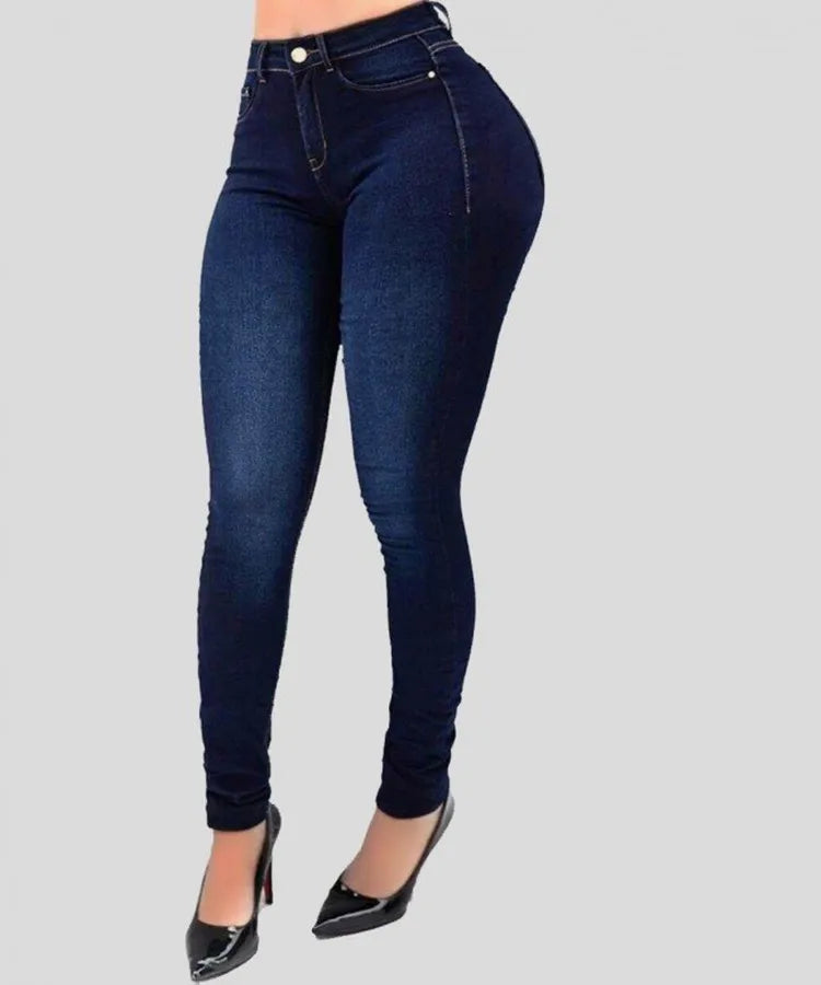 2024 Spring New High Waist Shaping Jeans For Women Fashion Slim High