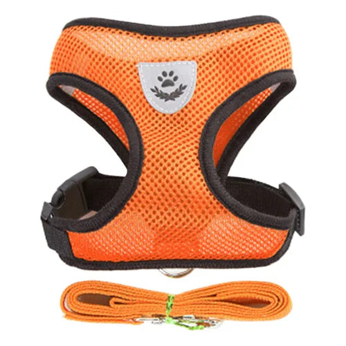 Cat Harness Leash Set for Small Dogs Adjustable Puppy Cat Harness Vest