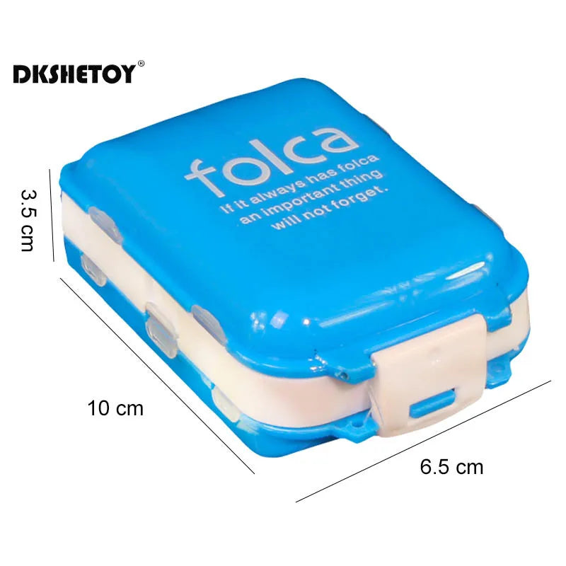 Pocket Pill case Folding Multi-layer Medicine Pills Storage cases