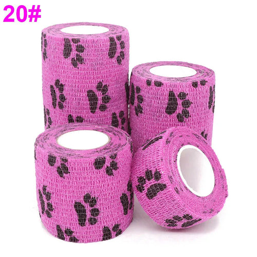 COYOCO Printed Self Elastic Adhesive Athletic Tape Wraps 2.5cm Sports