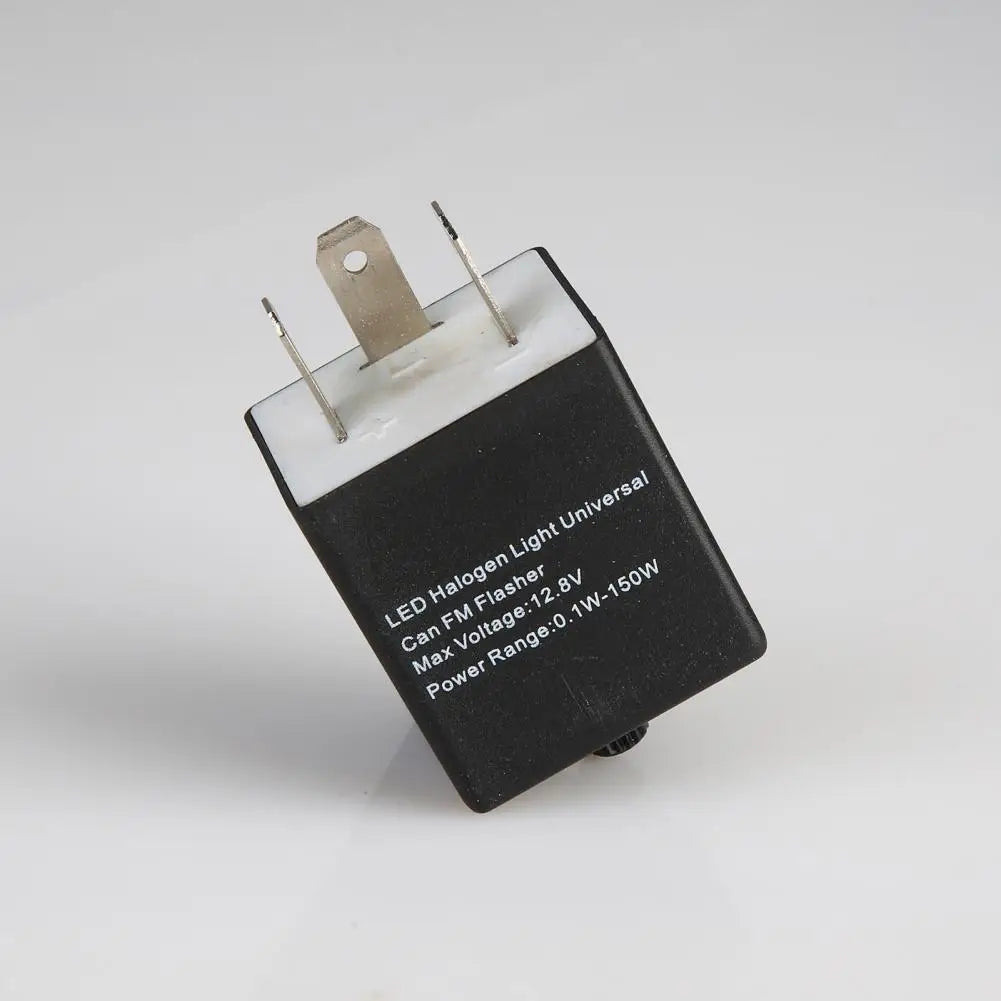 12V 24V 3-PIN Adjustable LED Flasher Relay Turn Signal Light Blinker