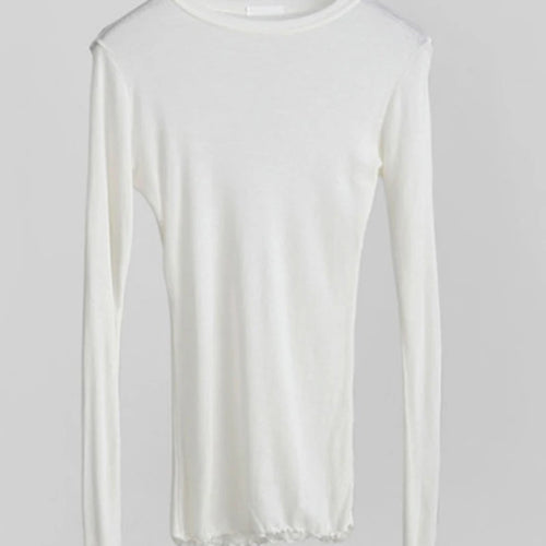 High Quality Plain T Shirt Women Cotton Elastic Basic T-shirts Female