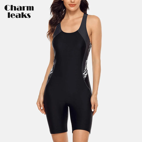 Charmleaks Women‘s One Piece Pro Sports Swimwear Athlete Sports