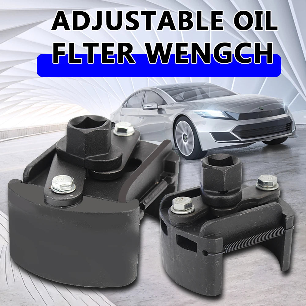 60-105mm Car Oil Filter Wrench Fuel Filter Removal Cast Steel Spanner