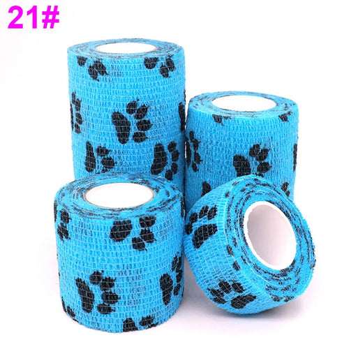COYOCO Printed Self Elastic Adhesive Athletic Tape Wraps 2.5cm Sports