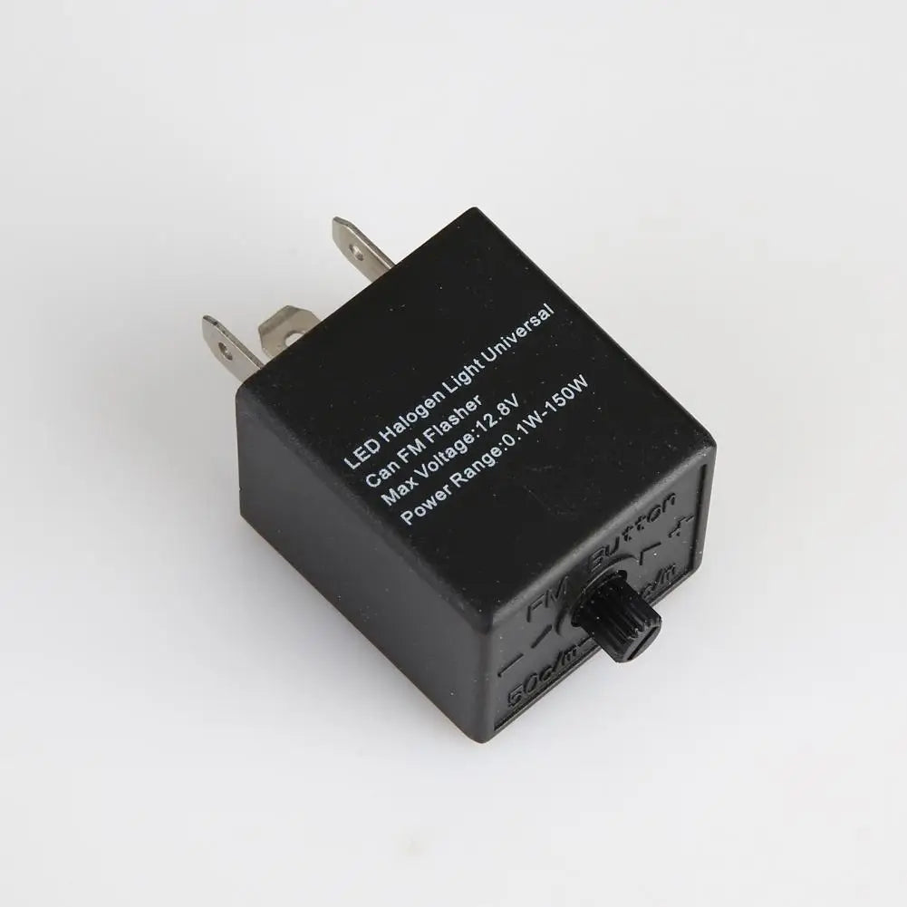 12V 24V 3-PIN Adjustable LED Flasher Relay Turn Signal Light Blinker