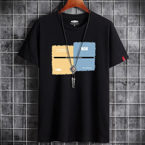 2023 Fashion Summer for Men Clothing Anime T Shirt White Oversized