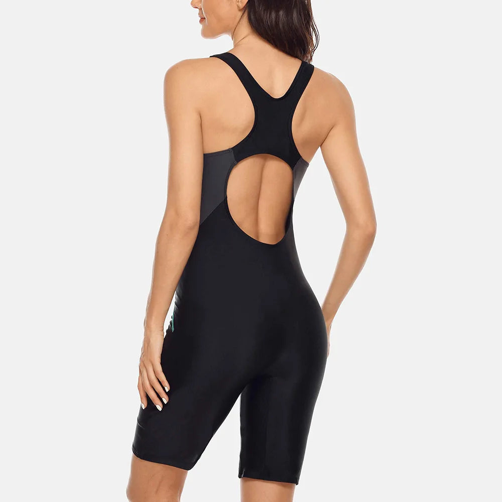 Attraco Women‘s One Piece Pro Sports Swimwear Athlete Sports Swimsuit