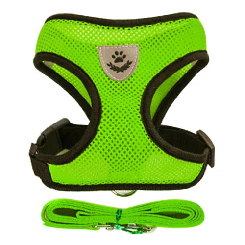 Cat Harness Leash Set for Small Dogs Adjustable Puppy Cat Harness Vest