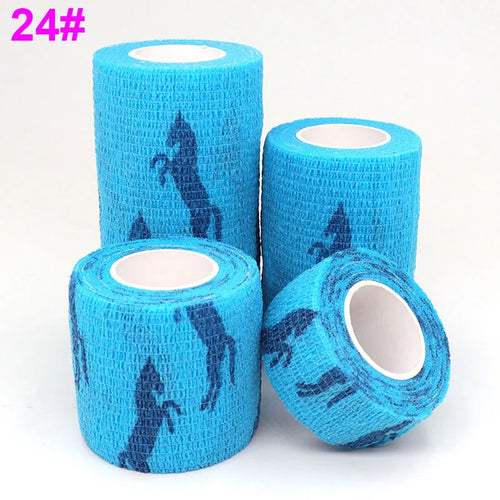 COYOCO Printed Self Elastic Adhesive Athletic Tape Wraps 2.5cm Sports