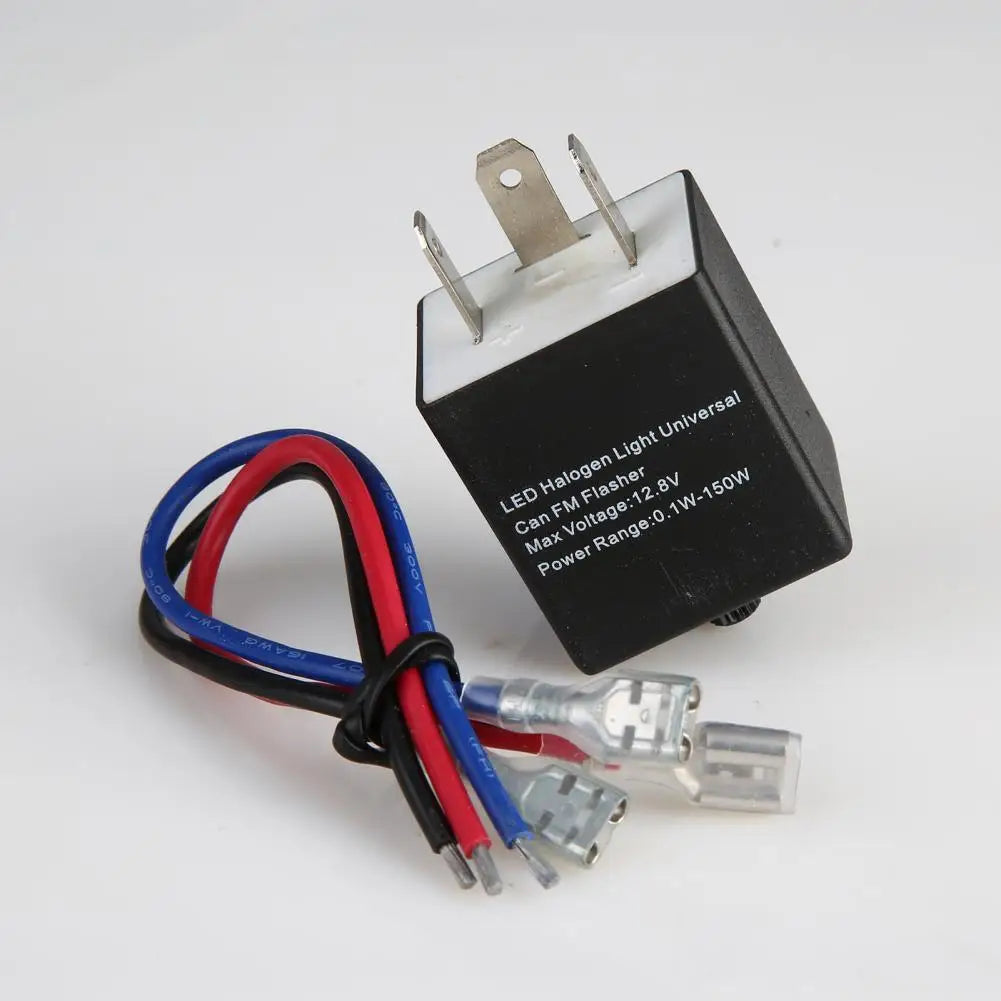 12V 24V 3-PIN Adjustable LED Flasher Relay Turn Signal Light Blinker