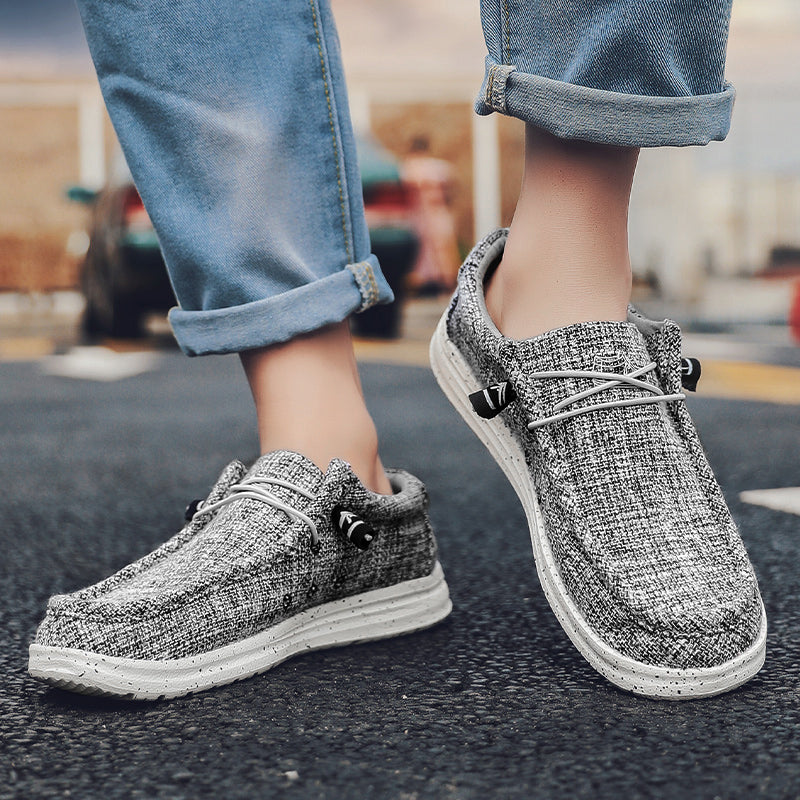 Large Size Outdoor Men's Casual Denim Canvas Shoes Vulcanize Shoes