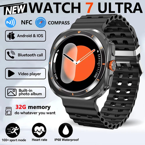 2025 New Smart Watch 32GB Memory Video NFC 1.5Inch AMOLED Screen Sport