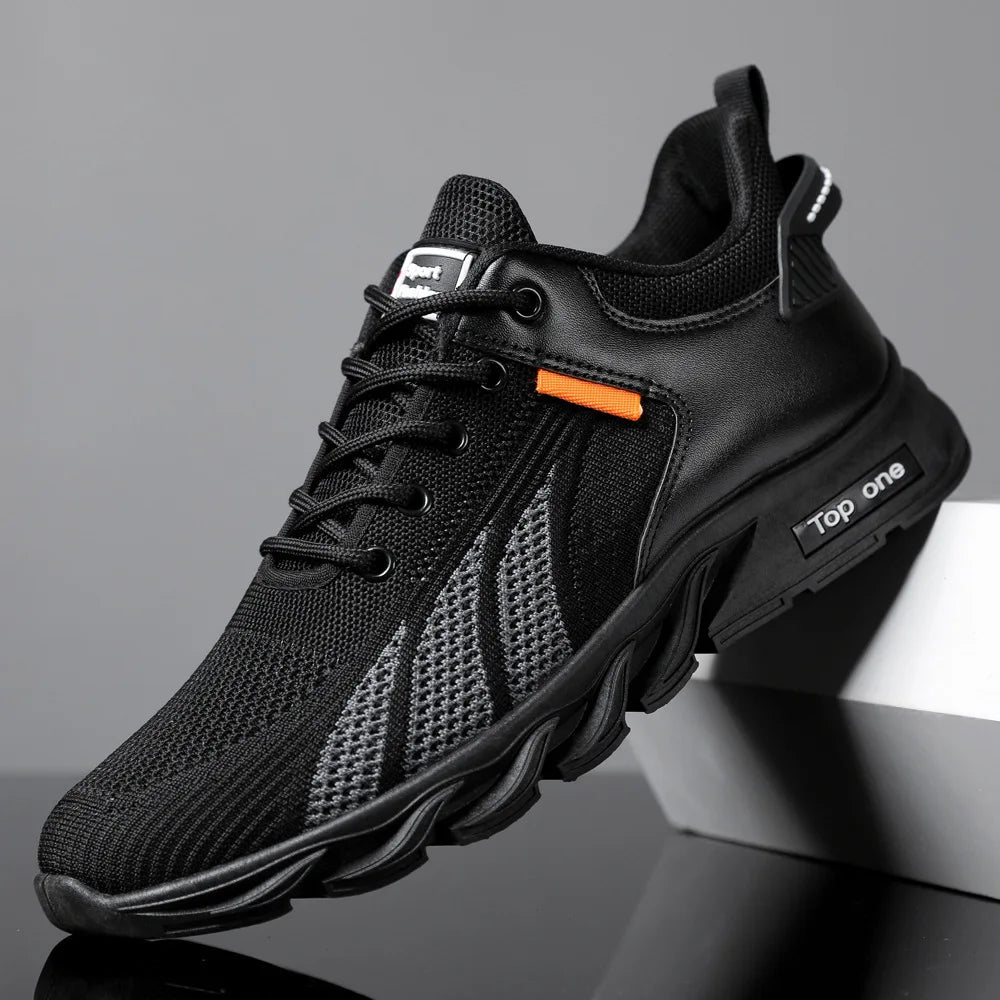 Fashion Men Sneakers Mesh Casual Shoes Lac-up Men Shoes Lightweight