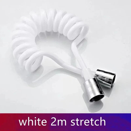 Handheld Water Toilet Bidet Sprayer Flexible Spring Shower head Hose