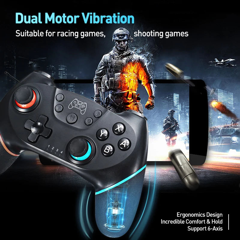 Wireless Bluetooth for Nintendo Switch & OLED Lite PC Controller