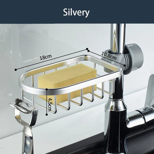 Bathroom Faucet Storage Rack Shower Soap Holder Bathroom Organization
