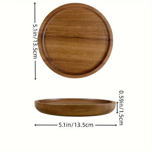 Japanese solid wood fruit plate factory wholesale wooden tray