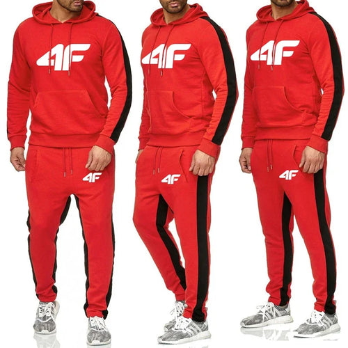 Casual Hot Sales Men Two Piece Outdoors Men's Tracksuit Set and Single