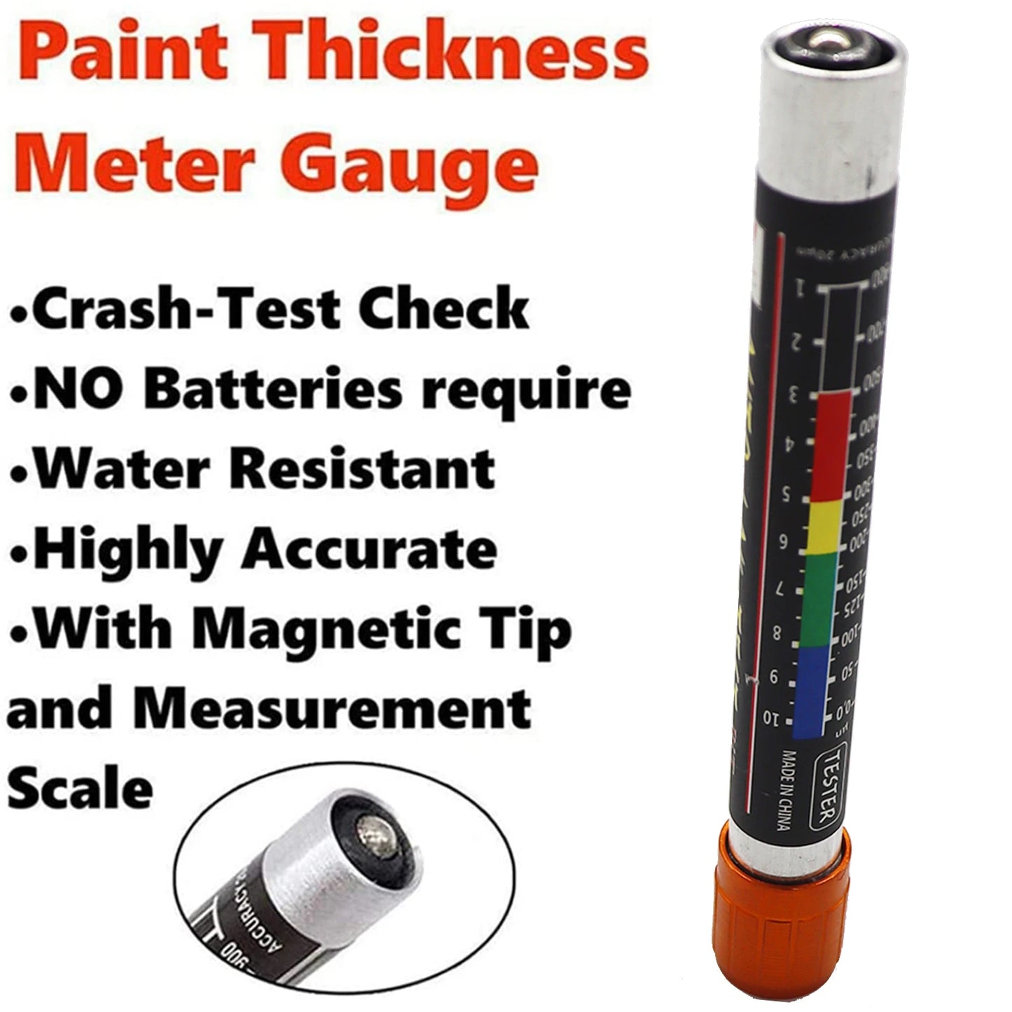 NEW Automotive Paint Film Tester Coating Thickness Gauge Quick Tester