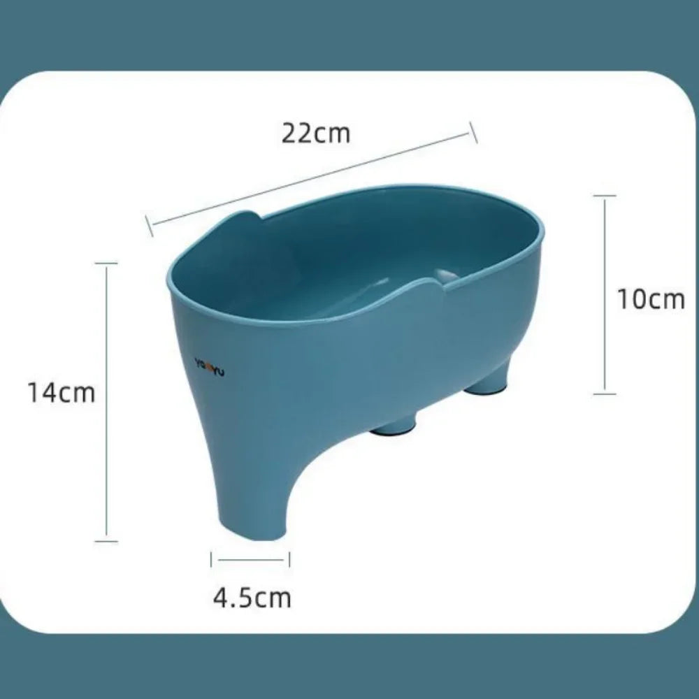 Sink Strainer Elephant Sculpt Leftover Drain Basket Fruit and