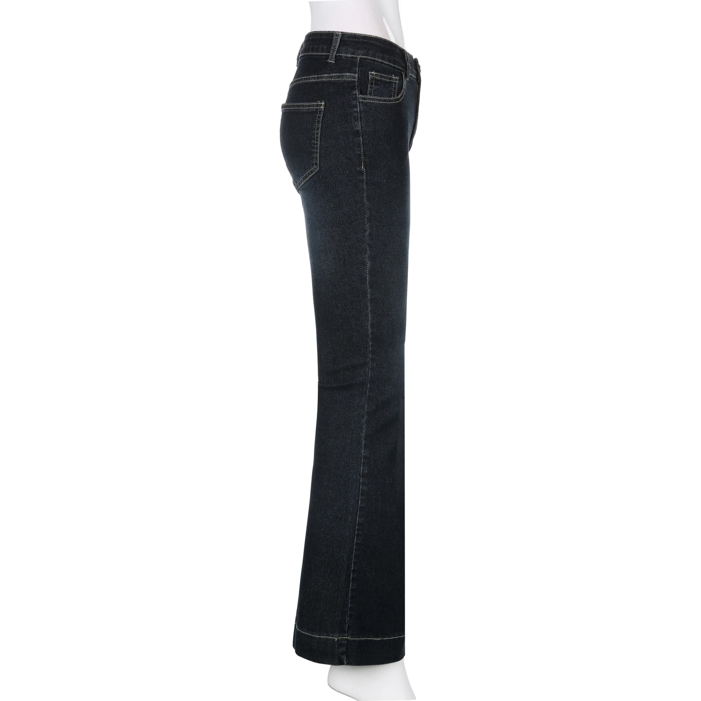 SUCHCUTE Y2k Women's Flared Pants Vintage 90s Low Waist Jeans